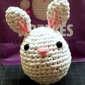 Beginner Learn to Crochet Kit Bunny Rabbit the Woobles Easy Crochet Starter Kit  Crochet Plushie Kit Amigurumi Kit DIY Craft Kit Gift 