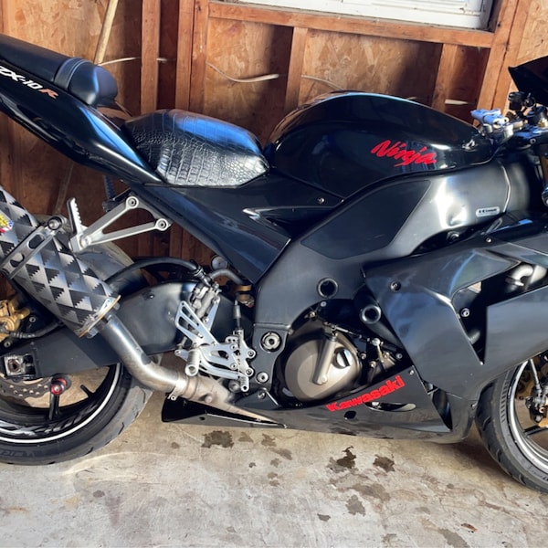 ZX6R or ZX10R Ninja Hot Pink Custom Decals Stickers Kit Set Customized ...