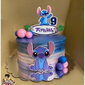 Party stitch topper y etiquetas  Manualidades, Caja de cumpleaños,  Decoracion de cumpleaños