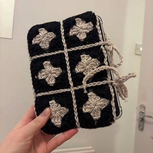 Crochet Book Sleeve, Book Cover, Ribbon Book Sleeve, Crochet Accessory, Book Protector, Book Accessory, Kindle Cover