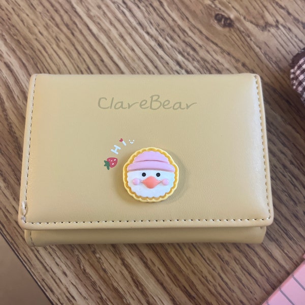 Robbie Rabbit Wallet Pink Personalized Wallet Cute Kawaii Pink Rabbit Wallet/animal Short Wallet ...