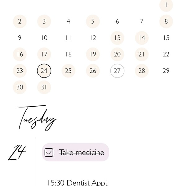 Pocket Daily Planner | Printable Inserts | Filofax, Traveler's Notebook ...
