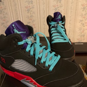 Buy Teal Aqua Emerald Green Flat Shoelaces for Air Jordan