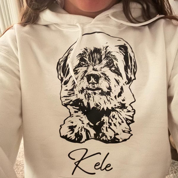 Art Dog Funny Dad - Personalized Custom Hoodie main image 0