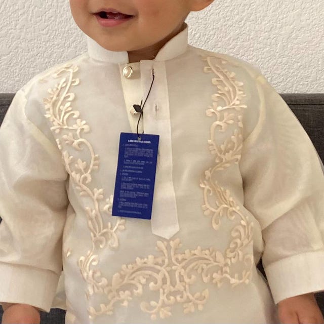 BARONG TAGALOG フィリピンの民族衣装 FILIPINIANA 男性用フォーマル