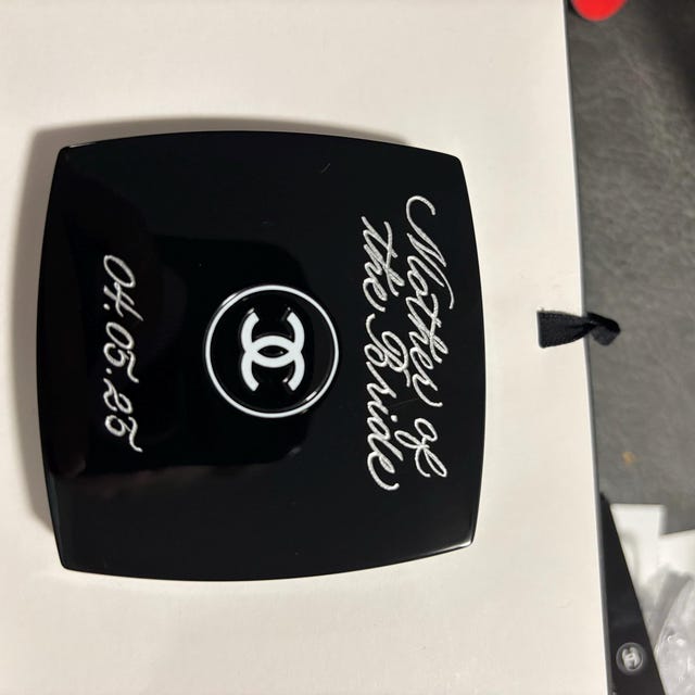 Calligraphy Engraved Compact Mirror | Personalized Gifts | Bridesmaids | Bachelorette | Place Cards | Mother's Day