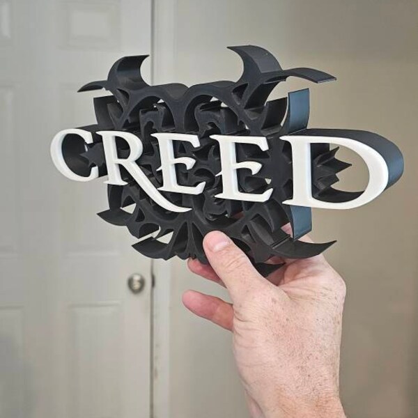 AC/DC 3D Printed Logo - Etsy