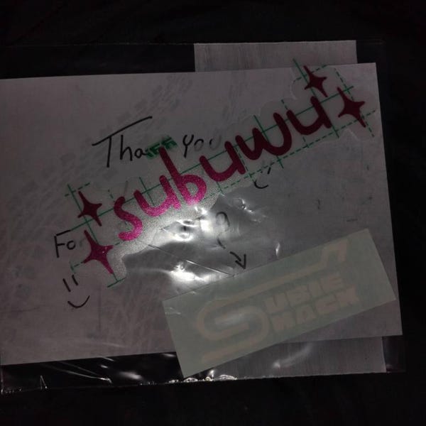 Subuwu Sticker - Car Sticker - Subaru Car Decal - Bumper Sticker - JDM ...