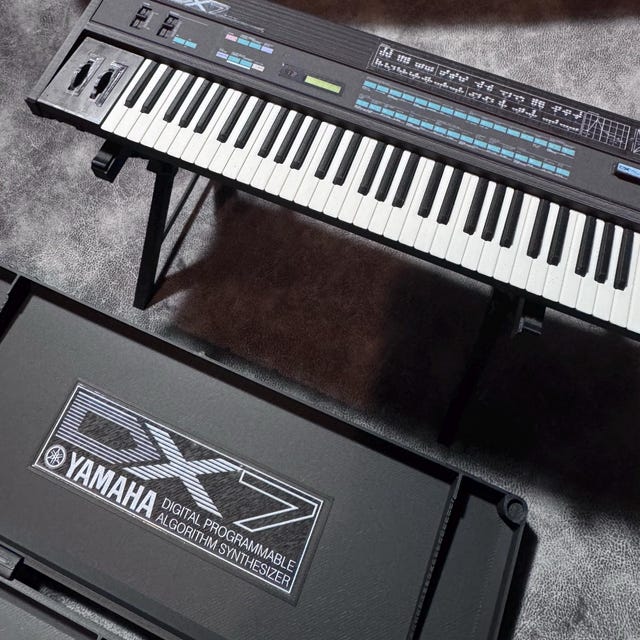 ヤマハDX7 FMシンセサイザー ミニチュア：1/6スケール コレクターズ