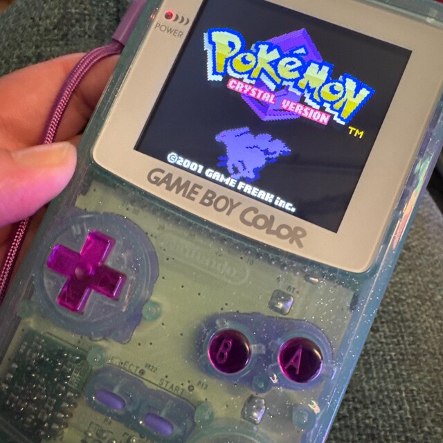 ポケモン クリスタル ゲームボーイカラー | ティールグリッターシェル