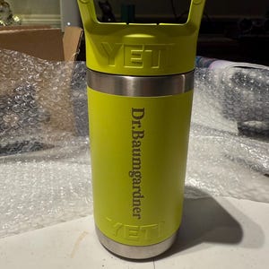 Personalized YETI 18oz Rambler Water Bottle With Straw Cap