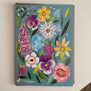 Roadside Poppies Art Print Botanical Watercolor Painting Floral Wreath ...
