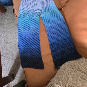 Wide Leg Granny Stitch Crochet Pants - Etsy Israel