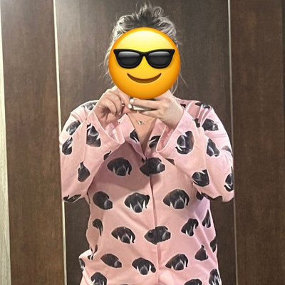 Custom Pajamas, Matching Pet Owner Set, Personalized Photo Pajama Set