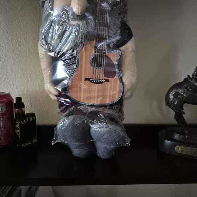 Grateful Dead - Jerry Garcia Doll Made by Gund, Vintage 1998 With