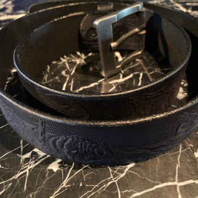 grommet belt mens