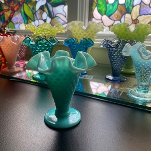 花瓶・フラワースタンド 231 Vintage Fenton Pastel Milk glass 花瓶・フラワースタンド 231 Vintage Fenton Pastel Milk glass