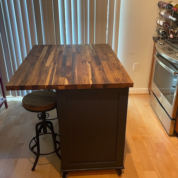 Kitchen Island, Custom Butcher Block Kitchen Island With Option for ...