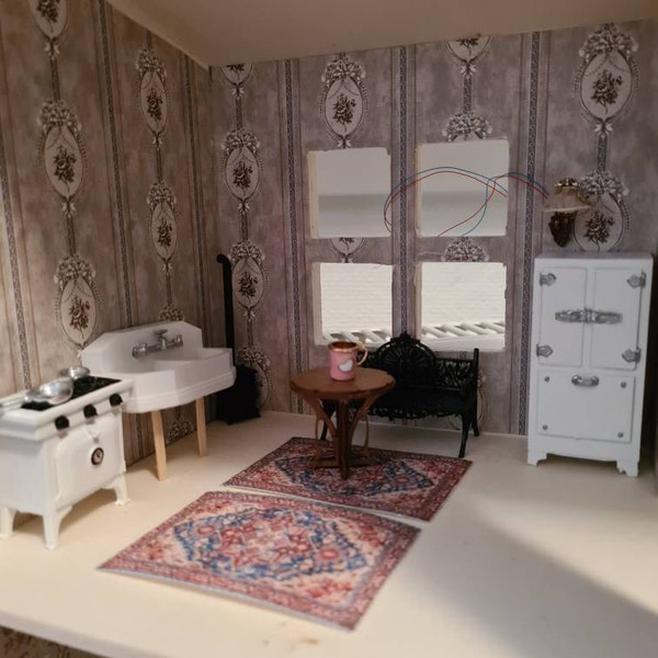 New 16 sheets wall 1/32 1/35 o scale wall brick 20x28cm each Sheet