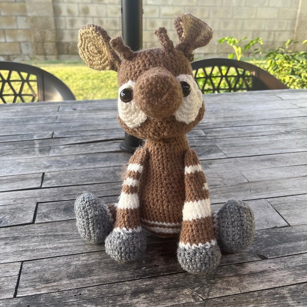 Amigurumi/crochet Okapi: Pepsi the Okapi (pdf Pattern) - Etsy