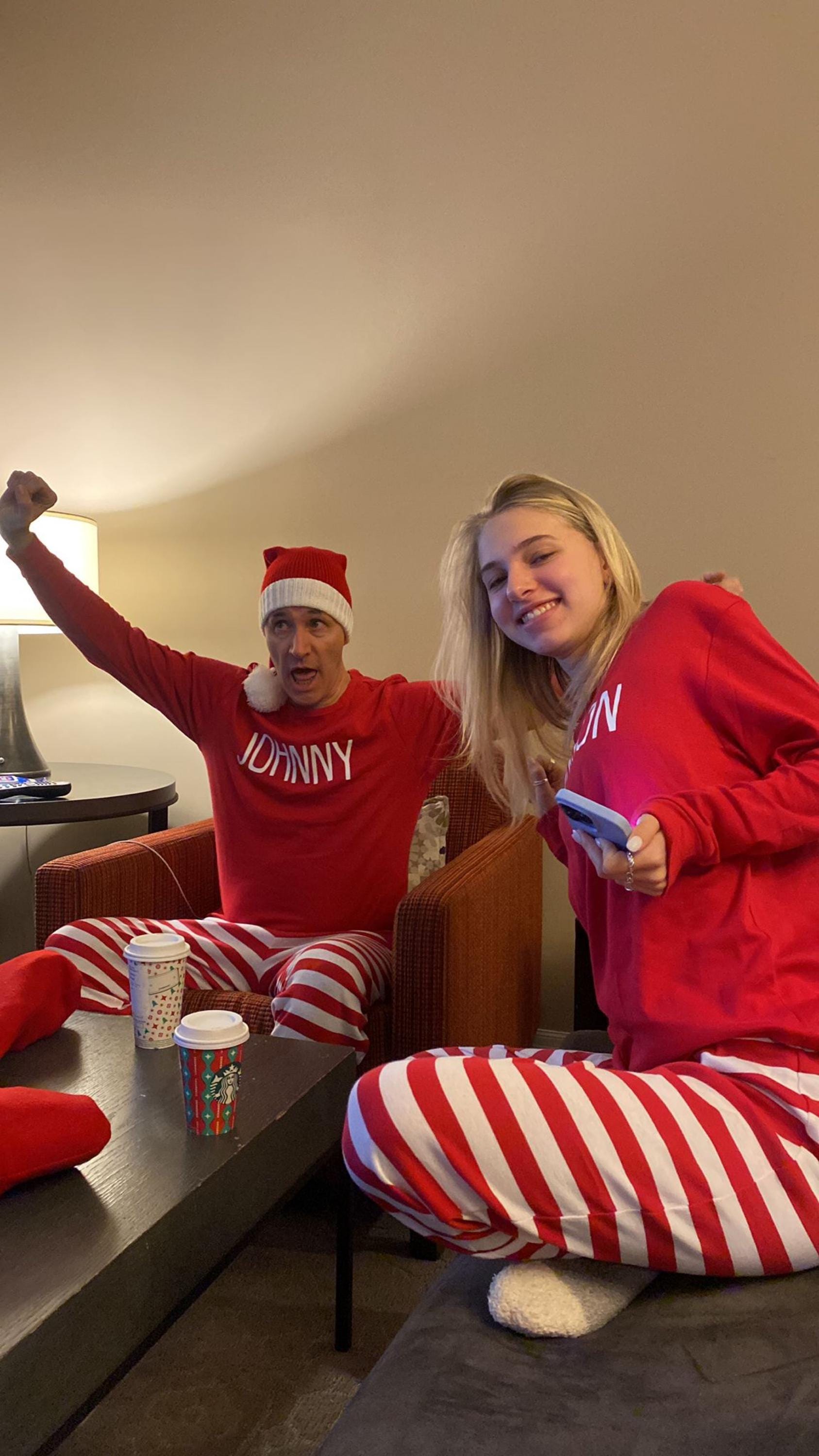Christmas Pajamas Personalized Matching Family Pajamas Unisex Custom Name PJs Kids Pajamas Matching Siblings PJs Toddler Xmas Baby PJ Adult