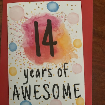PRINTABLE 15th Birthday Card Birthday Card Printable Instant Download ...