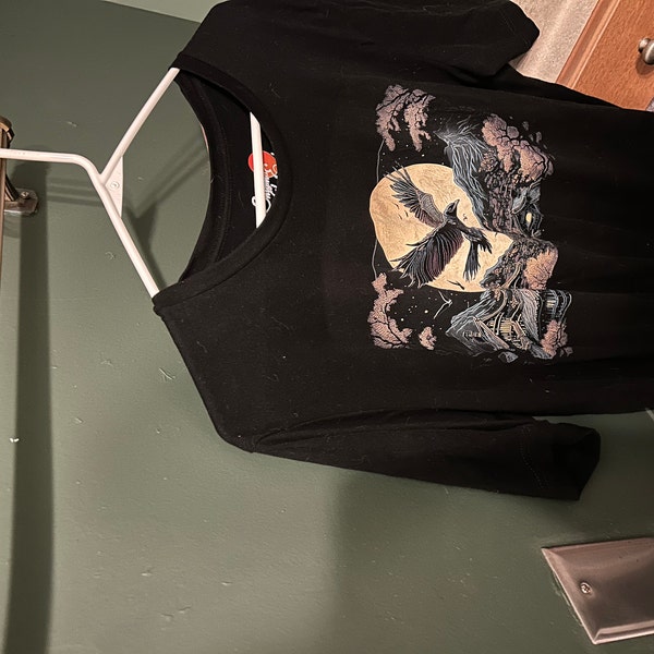 Batz Print Goth Oversized Tee