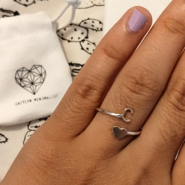 james avery letter ring