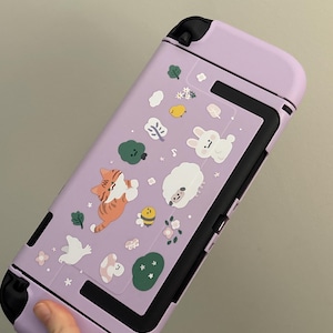 Starry Forest Cat Sheep Dockable Case for Nintendo Switch 2