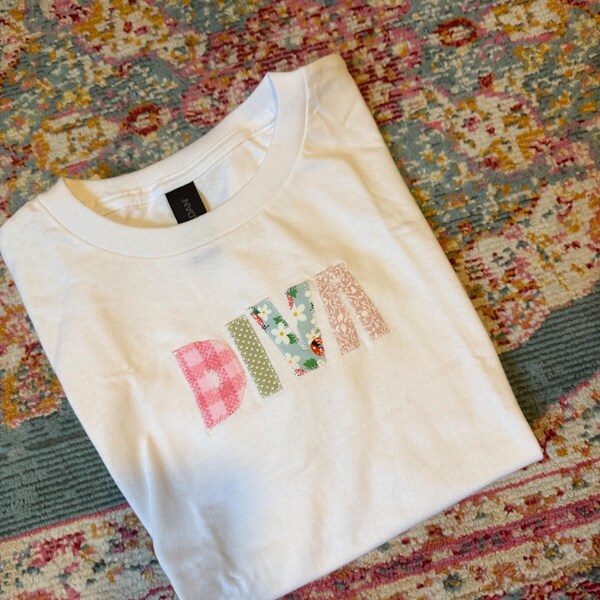 Trapped Lace Patchwork T-Shirt