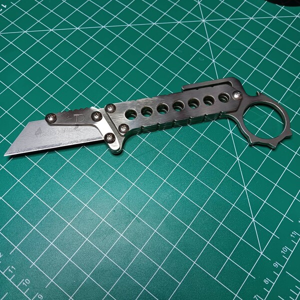 Karambit Utility Knife Fixed Blade Razor Unique Custom Stainless Steel ...
