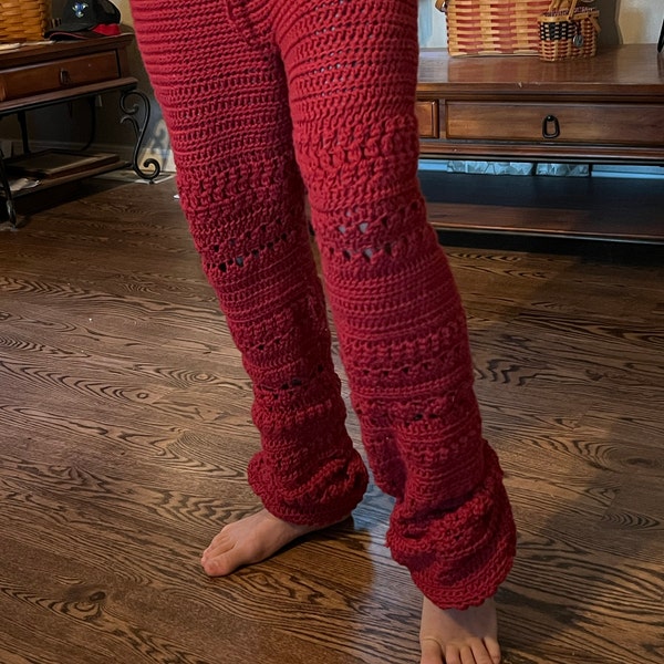 Crochet bae Fringe & Ohm harem pants