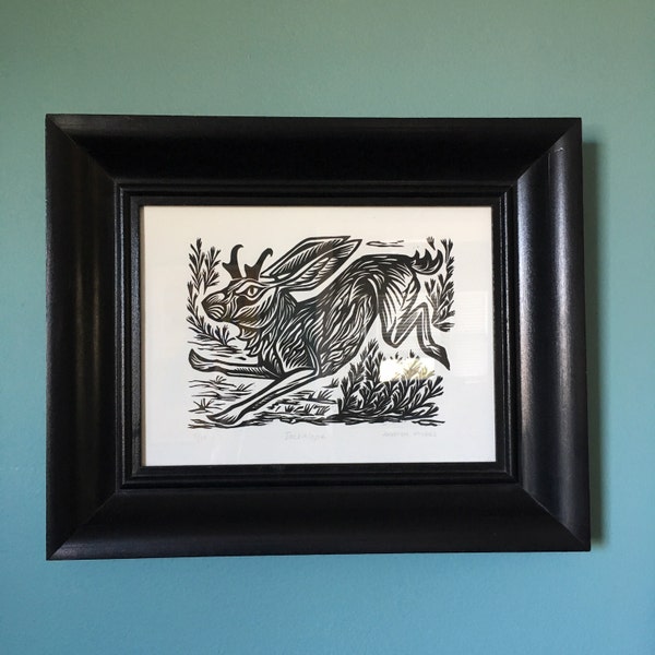 Sloth Linocut Relief Print on Dyed Paper - Etsy