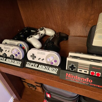 Super Nintendo SNES 8bitdo Pro SN30 SF30 Controller Display Stand 3D ...