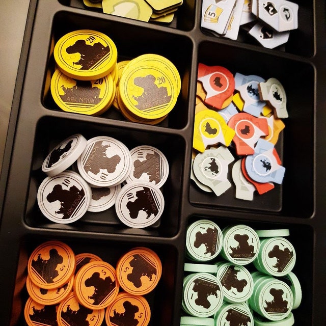 Dominant Species Marine Wooden Meeples and Tokens Full Set 