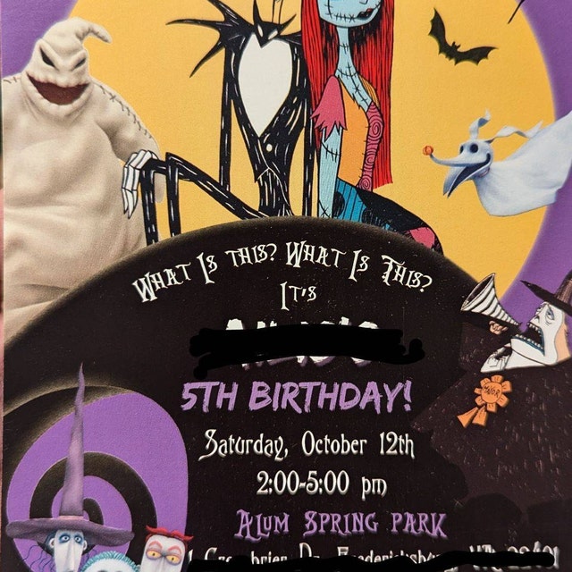 editable-the-nightmare-before-christmas-invitation-happy-halloween-birthday-party-invite-spooky-scary-party-birthday-celebration-canva-etsy for Free Printable Nightmare Before Christmas Birthday Invitations Editable the Nightmare Before Christmas Invitation, Happy Halloween Birthday Party Invite, Spooky Scary Party, Birthday Celebration, Canva - Etsy for Free Printable Nightmare Before Christmas Birthday Invitations