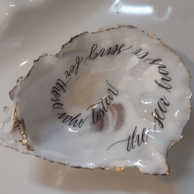 Love Life Live . Oyster Shell Calligraphy . Word Art . Beautiful ...