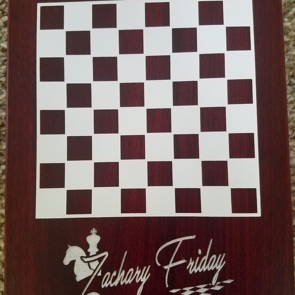 Personalized Chess Set, Engraved Chess Board, Custom Travel Chess Set ...