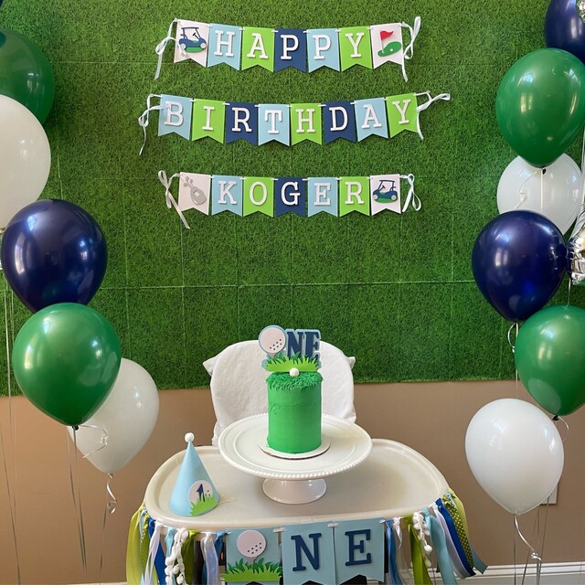 Hole In One First Birthday Banner Golf Themed First Birthday Party Hole in  One First Birthday Decor Golf Theme Happy Birthday Banner – FUNSTARCRAFT