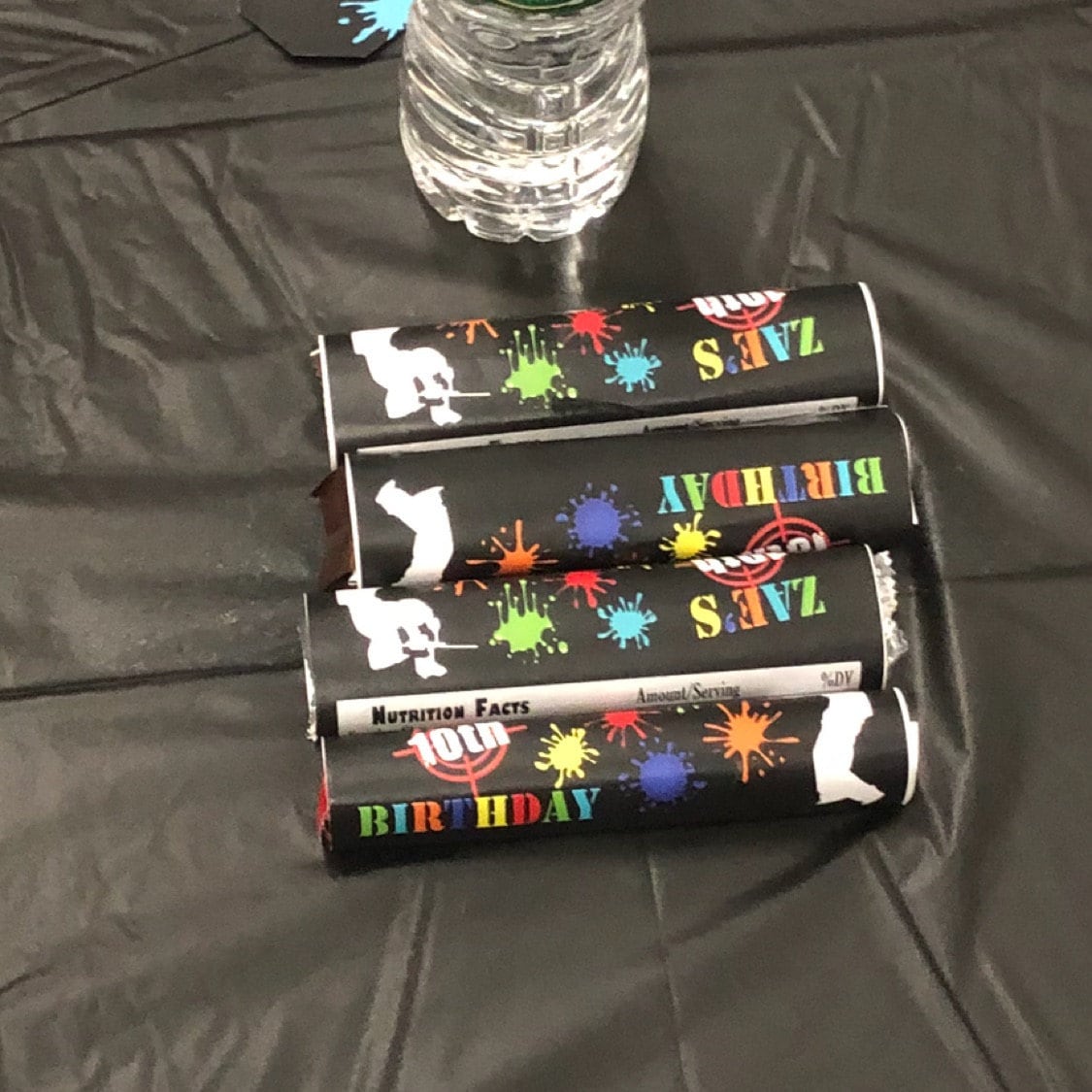 PAINTBALL CANDY BAR Wrappers Paintball Party Paintball Etsy