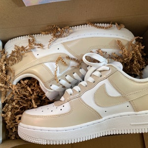 tan custom air force 1