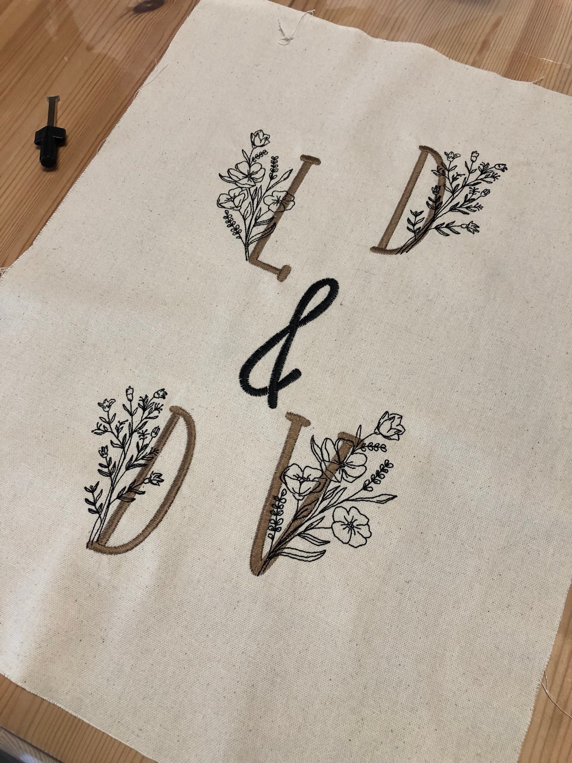 Customer photo for Floral bouquet - Embroidery design