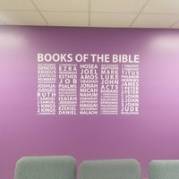 Books of the Bible Wall Decal Youth Room Church Colorful Vinyl Decor ...