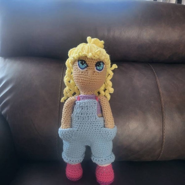 Crochet Pattern Nore-lise, Pattern Includes Doll and Clothes. This ...