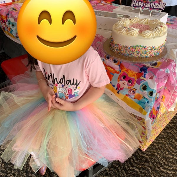 Unicorn Tutu Costume  - Baby Girls Unicorn Tutu, Pastel Rainbow