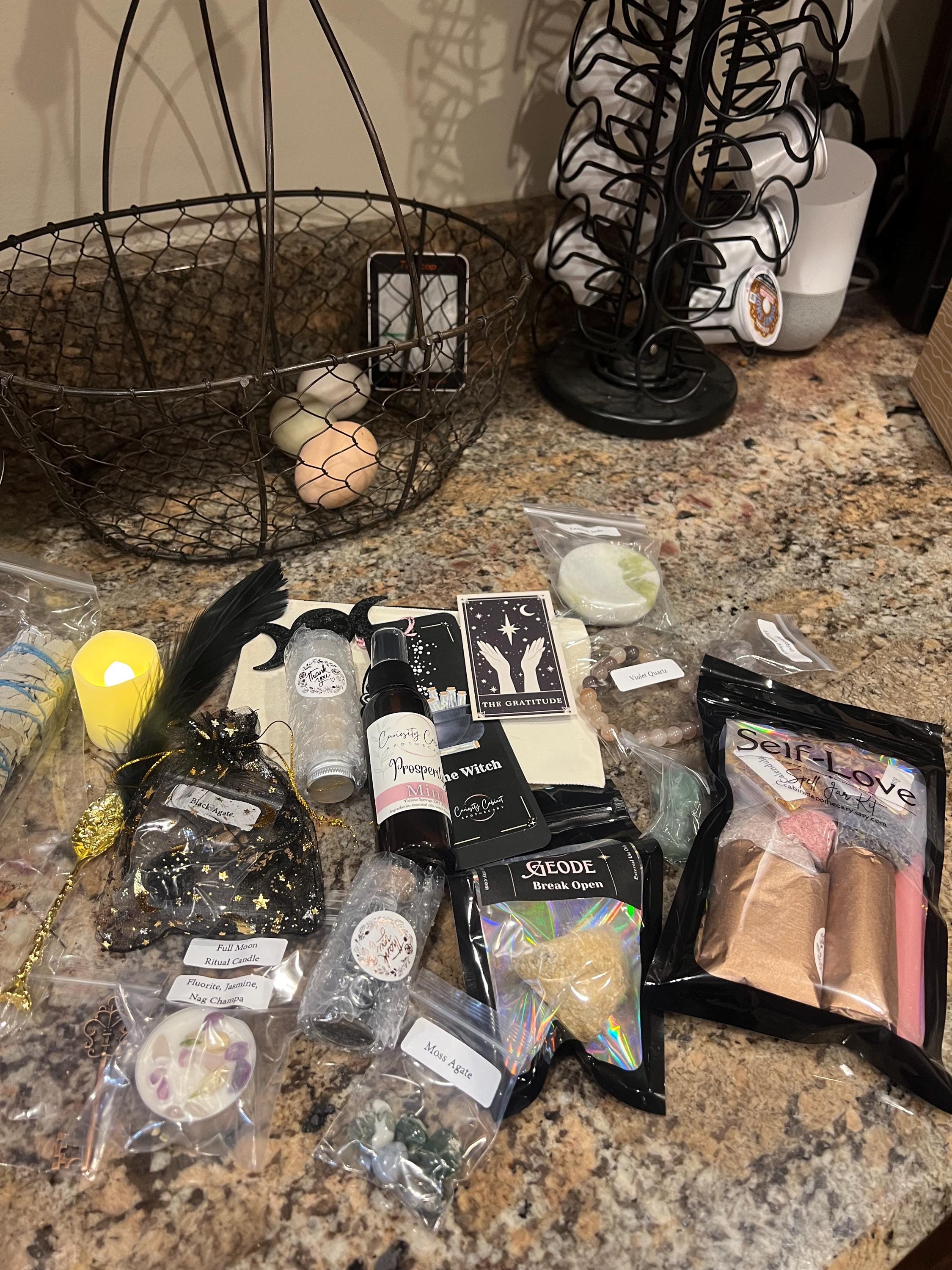 Large Witchcraft Mystery Box Gift Set - Surprise Witchcraft DIY Occult - Blind Date with a Witch - Witchy Gifts - Boo Basket