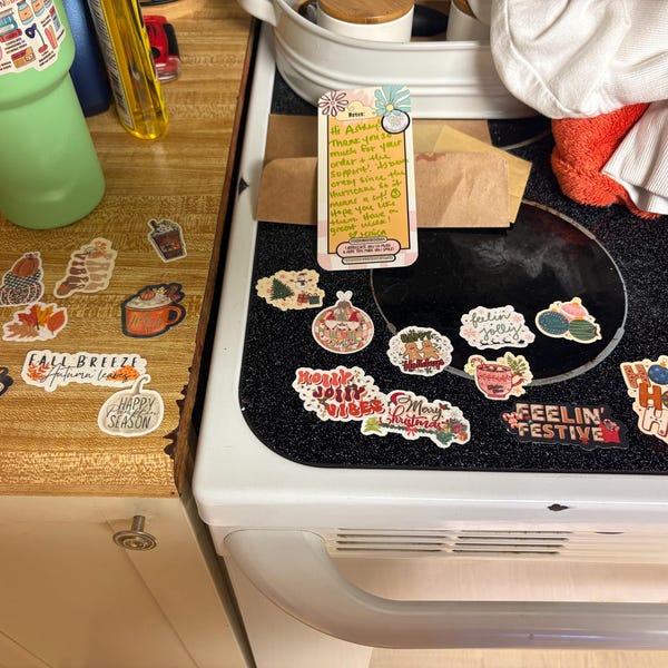 Fall Sticker Bundle Fall is Here Fall Sticker Pack Holographic Autumn ...