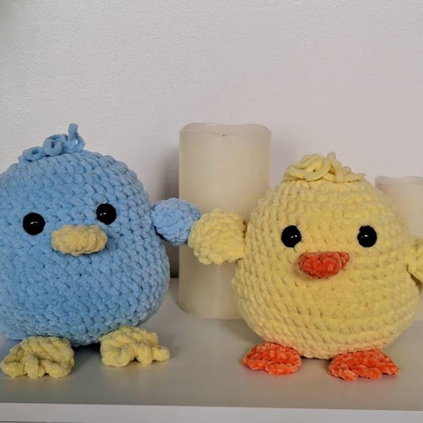 Chubby Bird Crochet Pattern, Easter Crochet Pattern, Amigurumi Bird PDF ...