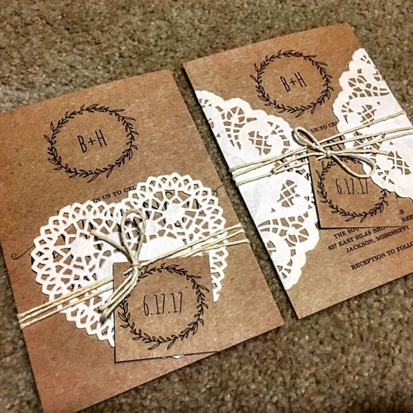 Printable Wedding Program, Wedding Program Template, Kraft Wedding ...