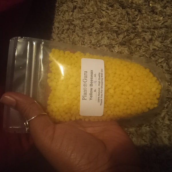 Yellow Beeswax Pellets, 100% Pure Organic Natural for DIY Soap, Creams ...